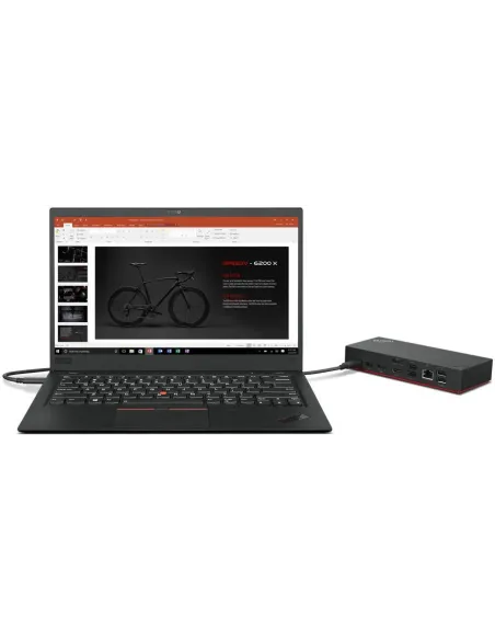 Lenovo ThinkPad Universal Docking Station 11 en 1 USB-C a USB-A/USB-C/RJ-45/DisplayPort/HDMI/Jack 3.5mm Negro