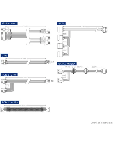 FSP DAGGER PRO 850W 80 Plus Gold Modular