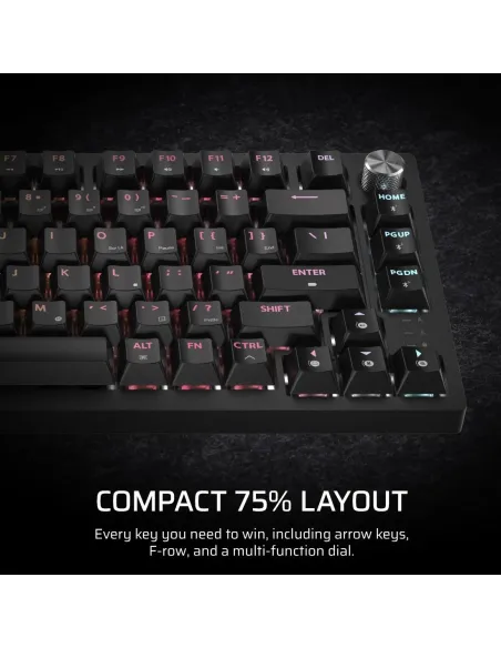 Corsair K65 Plus Wireless Tactile Teclado Gaming Inalámbrico Negro