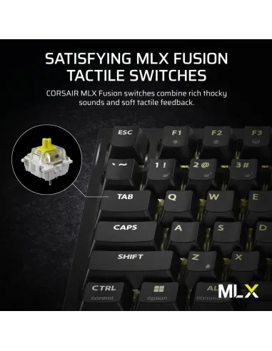 Corsair K65 Plus Wireless Tactile Teclado Gaming Inalámbrico Negro