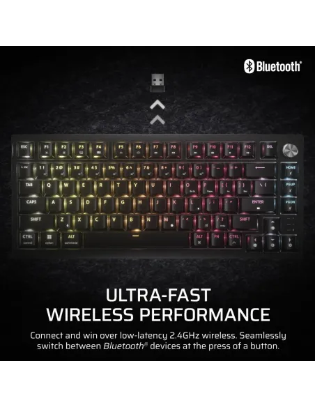 Corsair K65 Plus Wireless Tactile Teclado Gaming Inalámbrico Negro