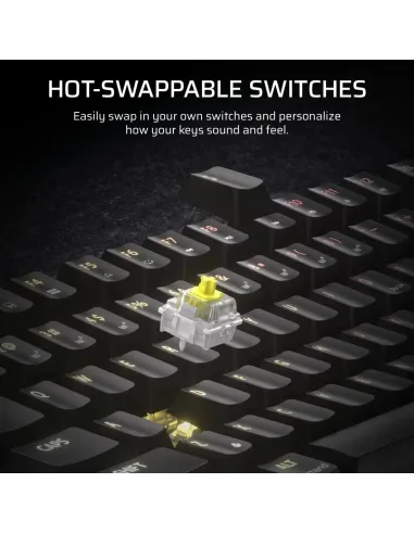 Corsair K65 Plus Wireless Tactile Teclado Gaming Inalámbrico Negro