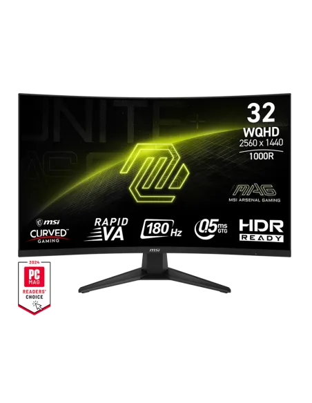 MSI MAG 325CQF 31.5" LED Rapid VA WQHD 180Hz