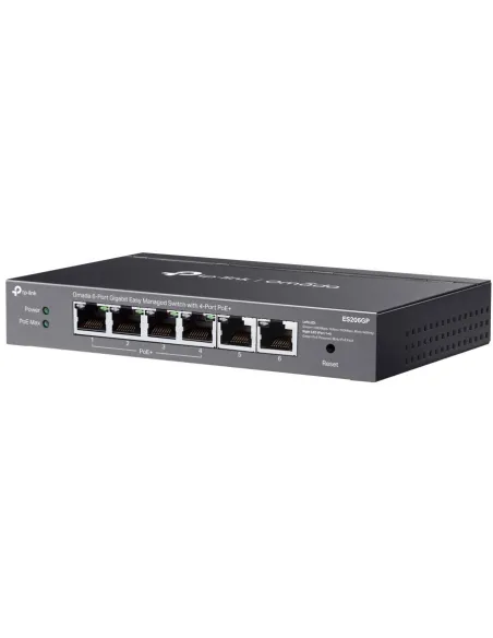 TP-Link Omada ES206GP Switch Gestionado L2 6 Puertos Gigabit Ethernet PoE