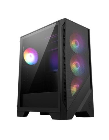 MSI MAG FORGE 121A AIRFLOW ARGB Semi Torre ATX Cristal Templado USB 3.0 Negra