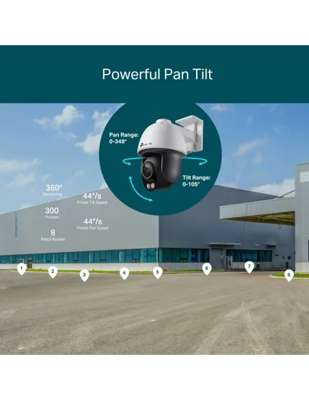 TP-Link VIGI C540S Cámara de Videovigilancia de Exterior IP67 4mm 4MP Blanca