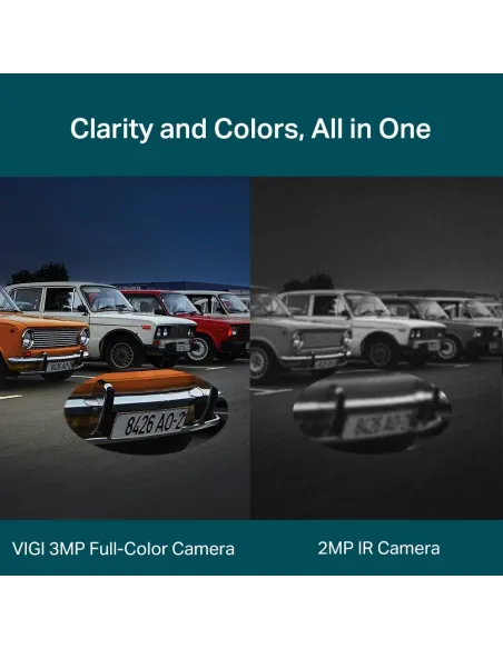 TP-Link VIGI C230 Cámara de Videovigilancia de Exterior Tipo Domo IP67 4mm 3MP Blanca