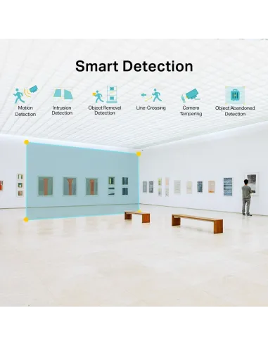 TP-Link VIGI C230 Cámara de Videovigilancia de Exterior Tipo Domo IP67 4mm 3MP Blanca