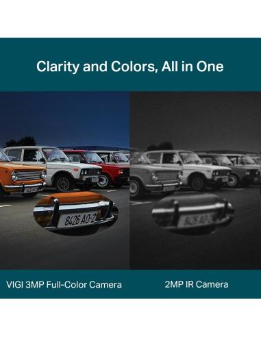 TP-Link VIGI C230 Cámara de Videovigilancia de Exterior Tipo Domo IP67 2.8mm 3MP Blanca