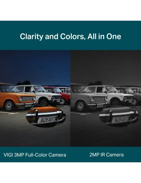 TP-Link VIGI C330 Full-Color Cámara de Videovigilancia de Exterior Tipo Bullet IP67 6mm 3MP Blanca