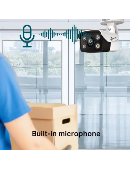 TP-Link VIGI C330 Full-Color Cámara de Videovigilancia de Exterior Tipo Bullet IP67 6mm 3MP Blanca