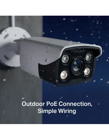 TP-Link VIGI C330 Full-Color Cámara de Videovigilancia de Exterior Tipo Bullet IP67 6mm 3MP Blanca