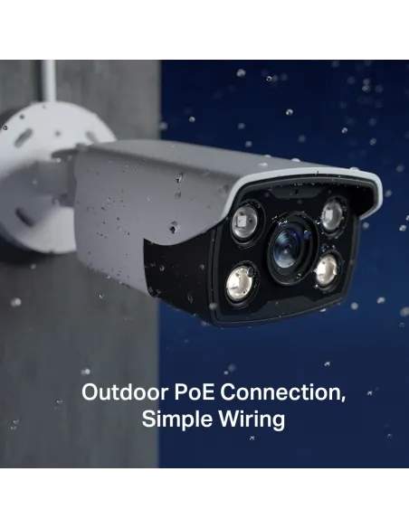 TP-Link VIGI C330 Full-Color Cámara de Videovigilancia de Exterior Tipo Bullet IP67 6mm 3MP Blanca