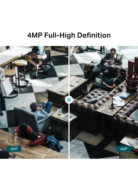 TP-Link VIGI C440I Cámara de Videovigilancia de Interior Tipo Turret 2.8mm 4MP Blanca