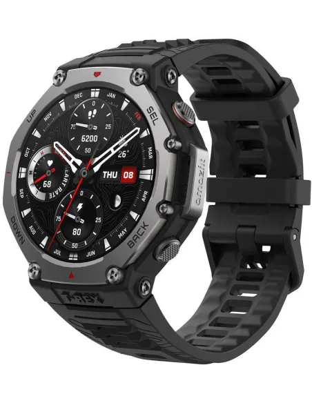 Amazfit T-Rex 3 Reloj Smartwatch AMOLED 2000nits GPS Mapas Control por Voz con IA Negro Onyx