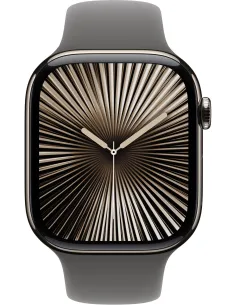 Apple Watch Series 10 GPS Cellular 46mm Caja Titanio con Correa Deportiva Gris M/L