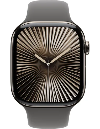 Apple Watch Series 10 GPS Cellular 46mm Caja Titanio con Correa Deportiva Gris M/L