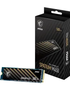 MSI Spatium M450 SSD 500GB NVMe PCIe 4.0 M.2 Gen4 3D NAND