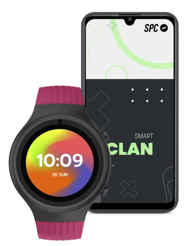 SPC SMARTEE 4G JUNIOR 9643PF Smartwatch Rosa y Negro
