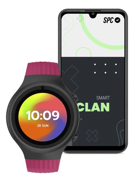 SPC SMARTEE 4G JUNIOR 9643PF Smartwatch Rosa y Negro