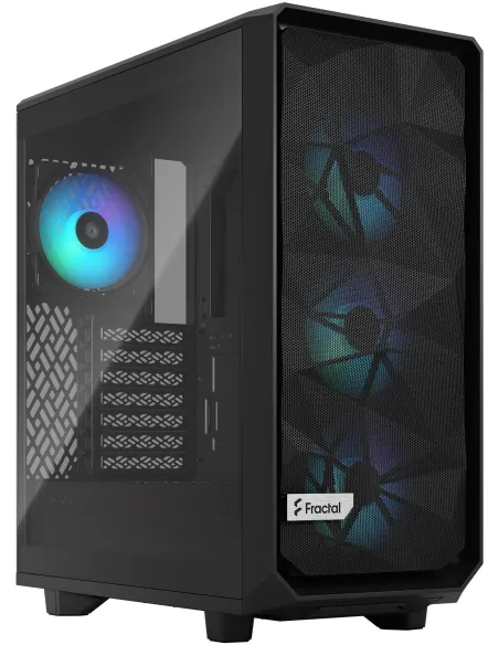 Fractal Design Meshify 2 Compact RGB Light Tint Mid Tower Cristal Templado USB 3.2 Negra