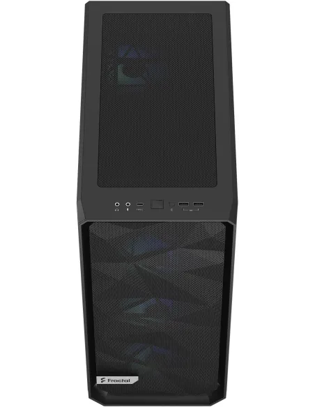 Fractal Design Meshify 2 Compact RGB Light Tint Mid Tower Cristal Templado USB 3.2 Negra