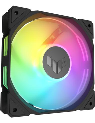 Asus TUF Gaming TR120 ARGB Reverse Fan Single Pack Ventilador Suplementario 120mm Negro