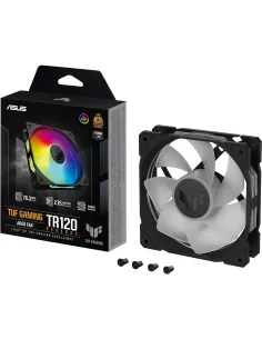 Asus TUF Gaming TR120 ARGB Reverse Fan Single Pack Ventilador Suplementario 120mm Negro