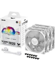 Asus TUF Gaming TR120 ARGB Fan Triple Pack Ventilador Suplementario 120mm Blanco-1386542