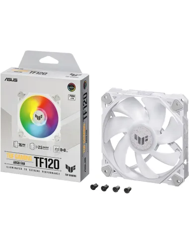 Asus TUF Gaming TF120 ARGB White Edition Ventilador con Control de Aire 120mm Blanco