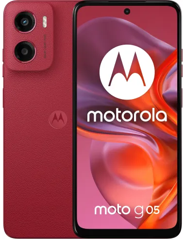 Motorola Moto G05 4/64GB Rojo Libre
