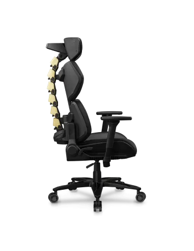 Cougar Terminator Elite Gold Silla Gaming Negra