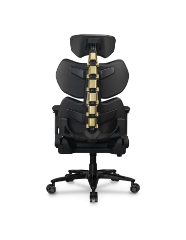 Cougar Terminator Elite Gold Silla Gaming Negra