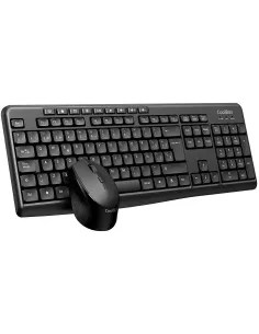 CoolBox COO-KTR-03W Kit de Teclado y Ratón Inalámbricos Negros-FTRCTR0243