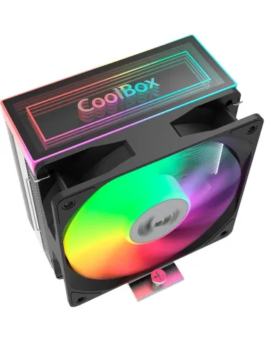 Coolbox Infinite Air 120 Disipador CPU RGB 120mm Negro
