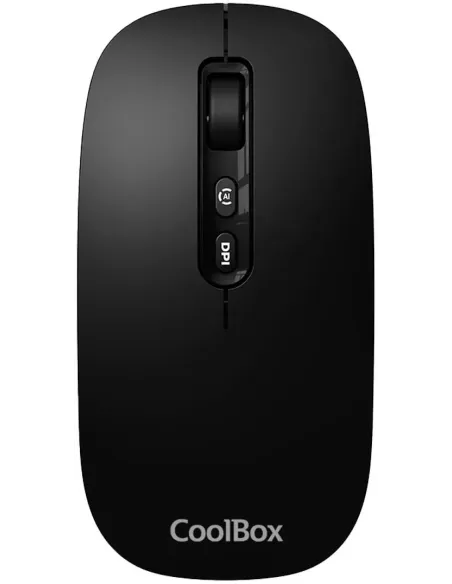 CoolBox W02 Ratón Inalámbrico 1600 DPI Negro