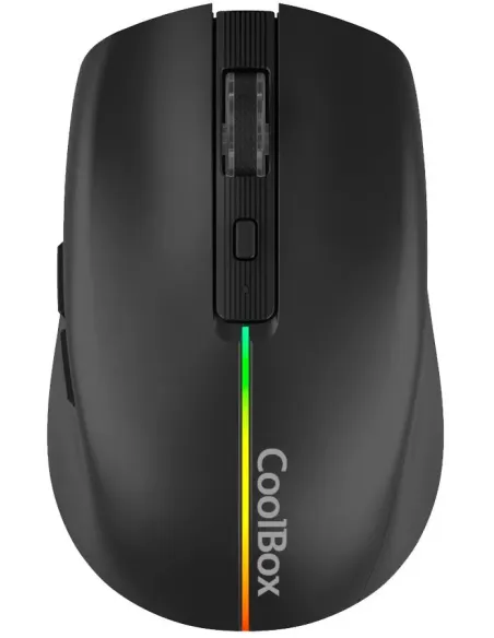 CoolBox W01 Ratón Inalámbrico 1600 DPI Negro