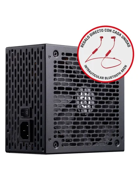 Hiditec BZX850 850W 80 Plus Bronze Semi-Modular + Auriculares Rojos