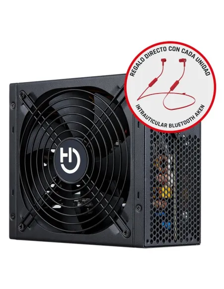 Hiditec BZ750 750W 80 Plus Bronze + Auriculares Rojos