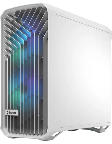 Fractal Design Torrent Cristal Templado E-ATX USB-C Blanco