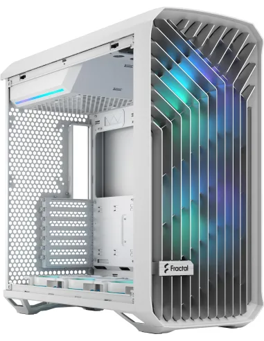 Fractal Design Torrent Cristal Templado E-ATX USB-C Blanco