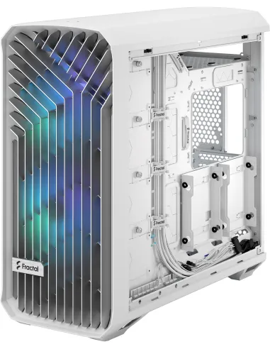 Fractal Design Torrent Cristal Templado E-ATX USB-C Blanco