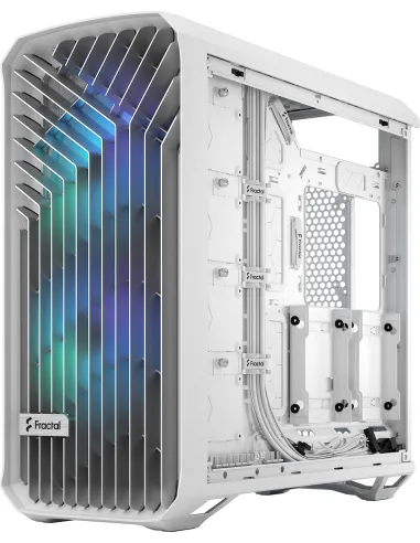 Fractal Design Torrent Cristal Templado E-ATX USB-C Blanco