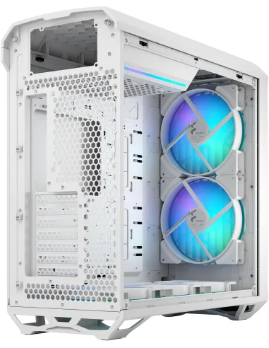 Fractal Design Torrent Cristal Templado E-ATX USB-C Blanco