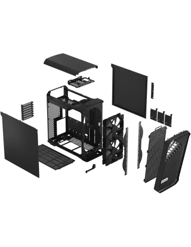 Fractal Design Torrent Compact E-ATX USB-C Negra