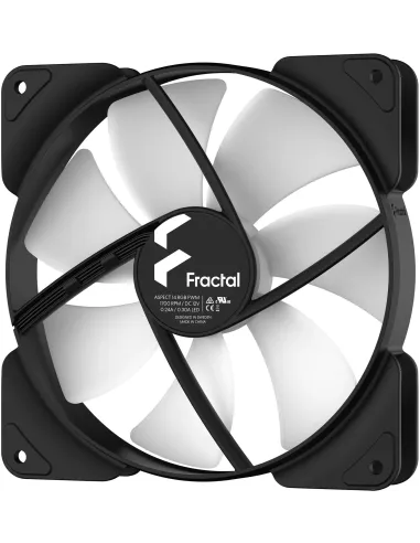 Fractal Design Aspect 14 RGB PWM Ventilador Suplementario 140mm Negro