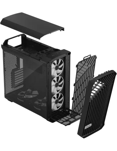 Fractal Design Torrent Cristal Templado USB-C Negro