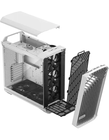 Fractal Design Torrent Cristal Templado USB-C Blanca