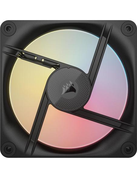 Corsair iCUE LINK LX120-R RGB Pack Triple Ventilador Suplementario PWM 120mm Negro