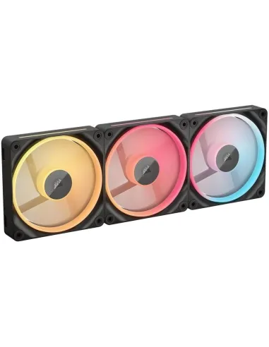 Corsair iCUE LINK LX120-R RGB Pack Triple Ventilador Suplementario PWM 120mm Negro